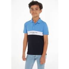 Tommy Hilfiger Poloshirts Tommy Hilfiger Blau Colourblock Polo Top Jahre