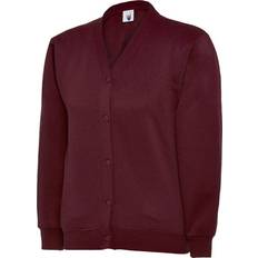 Girls Cardigans Children's Clothing Uneek UC207 Childrens Cardigan COLOUR: Maroon, 11-13Y