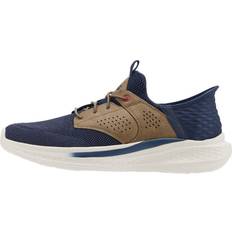 Uomo Scarpe da passeggio Skechers Slade Uomo Slip-ins Relaxed Fit Slade - Blu Navy Blue/Ocra