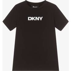 DKNY Girls Black Cotton T-Shirt