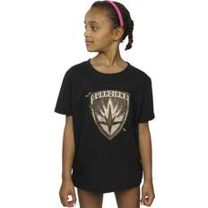 Marvel Am Groot Guardian Emblem Cotton T-Shirt Black Years