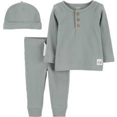 9-12M Autres Ensembles Carter's Baby 3-Piece Thermal Outfit Set PRE Green