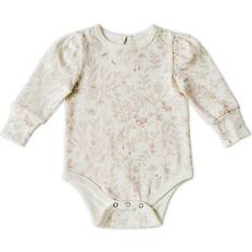 Florals Bodysuits Pehr Unisex Secret Garden Puff Sleeve Bodysuit Baby 12-18 months
