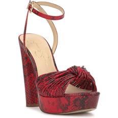 Red Heeled Sandals Jessica Simpson Immie Platform Sandal Women's Red Sandals Ankle Strap Stiletto