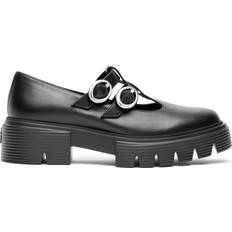 Läder Pumps Stuart Weitzman Mary Jane Skor - Svart