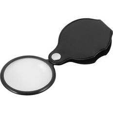 Magnifiers & Loupes Uxcell Folding 6x magnifying magnifier glass lens loupe w rotating protective