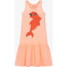 116/122 Kjoler Mini Rodini Girls Dolphin Cotton Jersey Dress