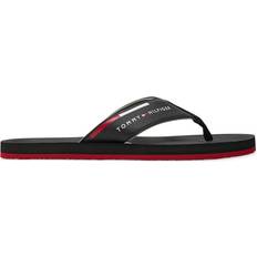 Noir Tongs Tommy Hilfiger Comfort Beach Sandal FM0FM05096 - Black