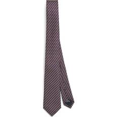 Cravatte Giorgio Armani Silk Geometric Print Tie blue One