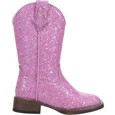 Purple Boots Children's Shoes Roper Glitter Galore Square Toe Cowboy Boots Little Kid-Big Kid Purple