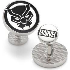 Marvel Black Panther Mask Cufflinks Silver ONE SIZE