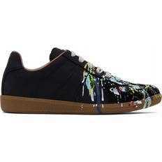 Maison Margiela Black Paint Replica Sneakers