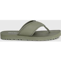 Calvin Klein Flip-Flops Calvin Klein Jeans Men's Thong Sandal Slipon RP in BTW YM0YM00943 Flat, Green Dusty Olive