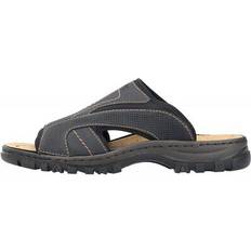 Rieker Man Slippers Rieker 25093 - Zwart