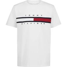 Tommy Hilfiger T-shirts Tommy Hilfiger Big Boy New Signature Tee White L 16/18