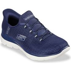 Skechers Silver Sport Shoes Skechers Women's Summits Classy Night Navy