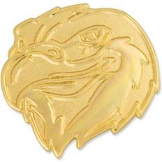 Gold Brooches Pinmart gold eagle mascot chenille letterman's jacket lapel Piece