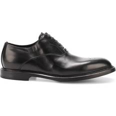 Polyurethane Oxford Dolce & Gabbana Marsala Lace Up Oxfords Black