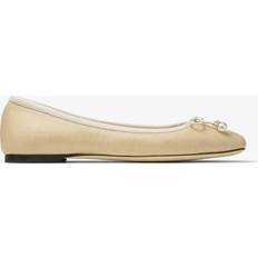 Jimmy Choo Ballerinas on sale Jimmy Choo Elme Flat Natural/Latte