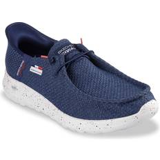 Men - Red Walking Shoes Skechers Hands Free SlipIns: GOWALK Men's Navy