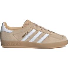 Beige - Women Gym & Training Shoes Adidas Gazelle Indoor - Magic Beige/Cloud White/Gum