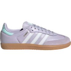 Adidas samba barn Barnskor adidas Junior Samba OG - Silver Dawn/Crystal White/Semi Flash Aqua