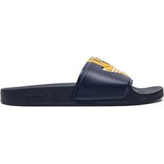 Adidas Yellow Slides adidas Originals Men's Adilette Sliders Blue/Yellow, Blue, 12, Men