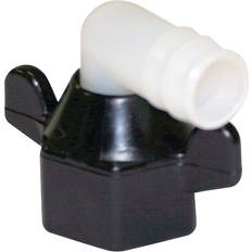 Plumbing Wingnut Port Adapter, 1/2" Female x 1/2" Straight Barb