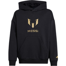 Adidas Junior Messi Fleece Hoodie - Black