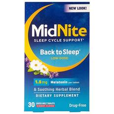 Vitamins & Supplements Midnite Low Dose-Drug-Free Sleep 1.5mg Melatonin + Herbs