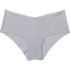 PINK No Show Cheeky Panty - Grey Oasis