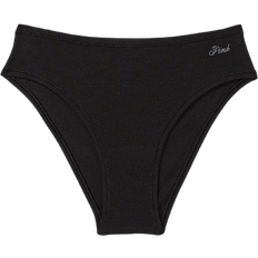 PINK Cheeky Panty - Pure Black