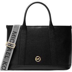 Michael Kors Black Totes & Shopping Bags Michael Kors Luisa Medium Pebbled Leather Tote Bag - Black