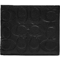 Wallets & Key Holders Coach 3 In 1 Wallet In Signature Leather - Pebble Leather/Black