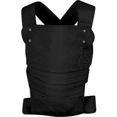 marsupi Baby Carrier for Newborns from Birth up to 15kg, Lightweight and Compact Baby Carrier with Sturdy Velcro System, Organic Cotton Classic/Black, Size L