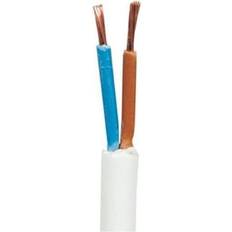 Fix Pro Kabelclips & Fastgøring Fix Pro Ledning 2X1,0 H05Vv-F Hvid R50