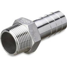 Lemvigh-Müller Ventiler Lemvigh-Müller Slangestuds 6kant, 1.4408, 20 bar 1/4"x11,0 mm