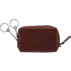 Braun Schlüsseletuis Golden Head bari rfid protect zipped key case schlüsselmäppchen cognac neu Braun