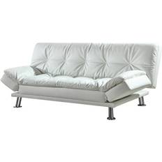 Latitude Run Peniel White Sofa 72.6" 2 Seater
