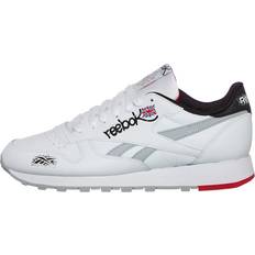 42 - Röda Sneakers på rea Reebok unisex klassiska lädersneaker, Ftwwht svart veckad