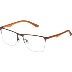 Men Glasses Police Men' Spectacle VPL398-53090L Brown mm