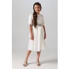 Coast Flower Girl Taffeta Puff Sleeve Dress Ivory 11-12 Years