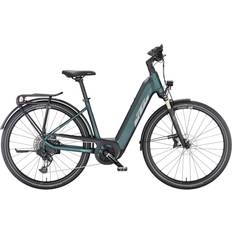 Damen E-Mountainbikes KTM Macina Sport 710 green purple flip silver+blue 28"; 750 Wh Wave Damcykel