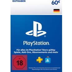 Digital - PlayStation 5 Geschenkkarten Sony Playstation Store Credit 60 EUR