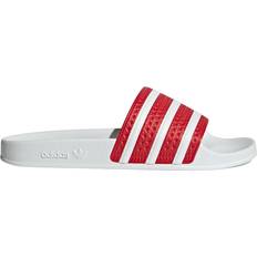 adidas Adilette - Better Scarlet/Cloud White