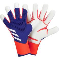 Football Adidas Predator Pro Hybrid Promo Goalkeeper Gloves - Lucid Blue/Solar Red/White