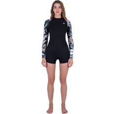 Svømme- & Vandsport Hurley 2mm Back Zip Shorty 2024 Advant-fjederdragt Til Kvinder WSS0013