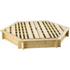 Sandlåda 150x150 Jabo Hexagonal Sandbox with Lid 3336