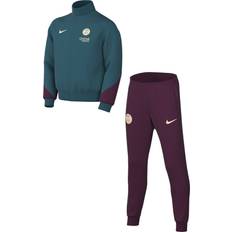 Nike Jalkapalloasut Nike Paris Saint-Germain Strike Younger Kids' Dri-FIT Football Knit Tracksuit Green Polyester 50% Recycled Polyester