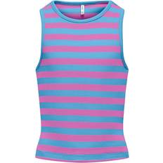 Bretelles Hauts Kids Only Top 'KOGNESSA' azur hellpink 146-152